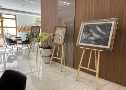 【活動快報】畫家林惠敏個人畫展於維馨1樓大廳展出！