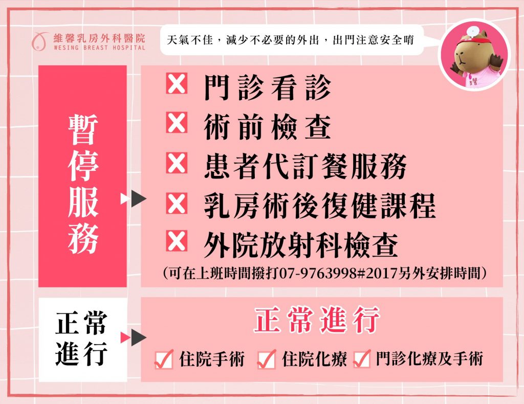 【颱風休診公告】 3 【颱風休診公告】
